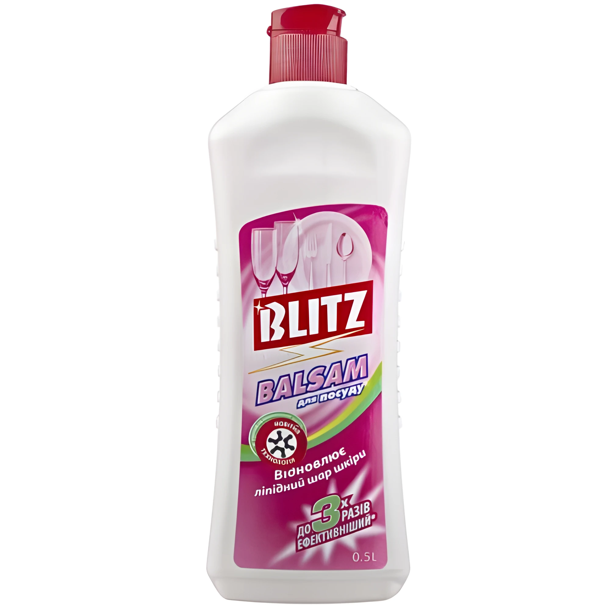 Засіб для миття посуду BLITZ гель п/е пляшка 0,5 л.