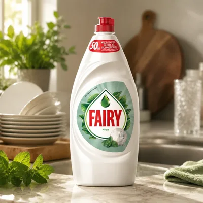 Засіб для миття посуду Fairy Plus Чайне дерево та мята 450 мл