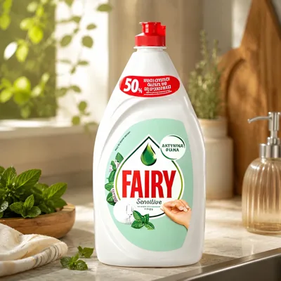Засіб для миття посуду Fairy Сенситив Чайне дерево та м`ята 1,35л