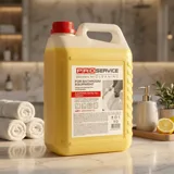Засіб для миття та дезінфекції сантехніки PRO OPTIMUM Сантрі-гель Лимон 5л — фото 1