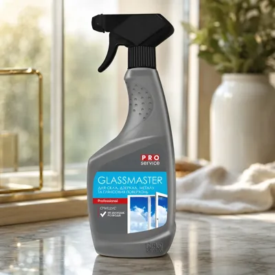 Засіб для скла металу та глянсових поверхонь PRO GlassMaster 0,55л