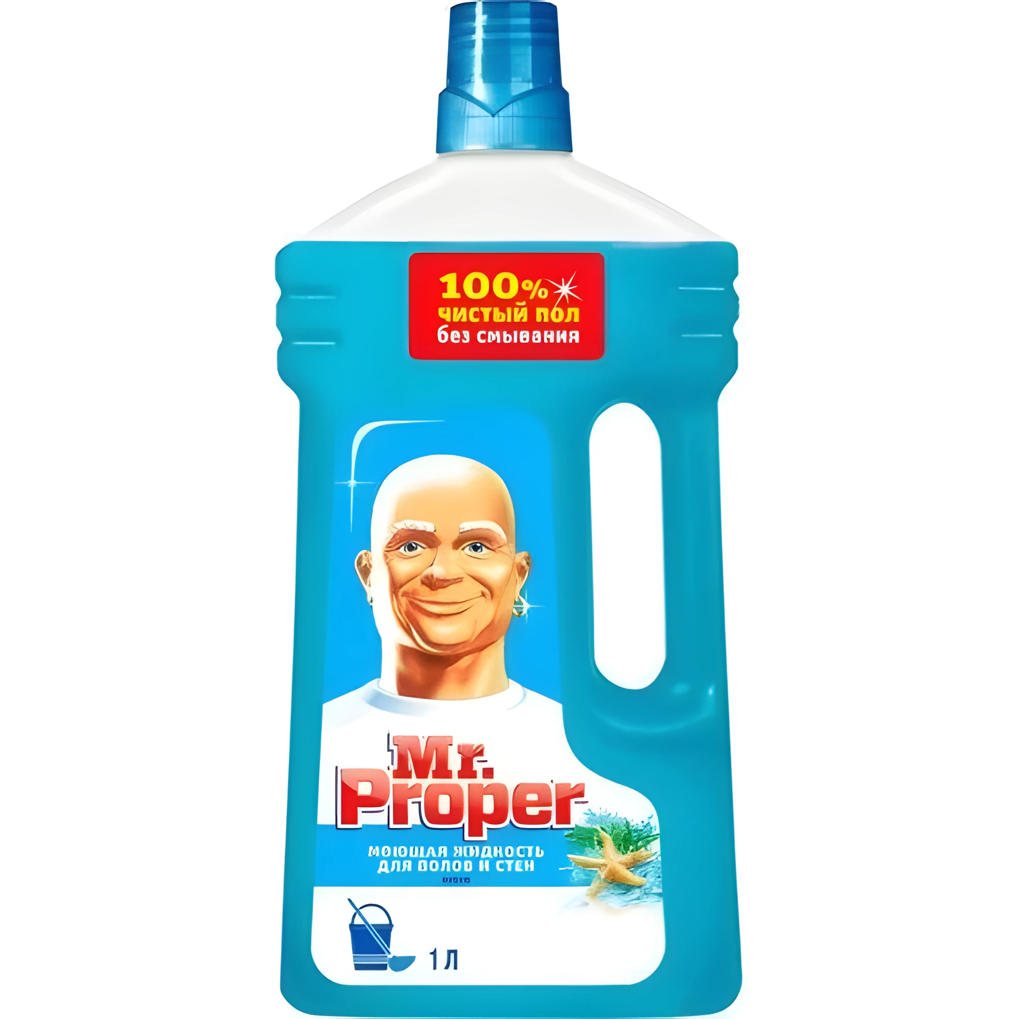 Засіб миючий для прибирання підлоги та стін Mr. Proper Квітки Бавовни 1л 18968