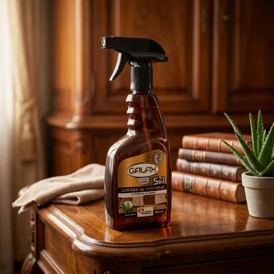 Засіб універсальний для догляду за меблями GALAX das PowerClean 5в1 з алое вера 0,5л