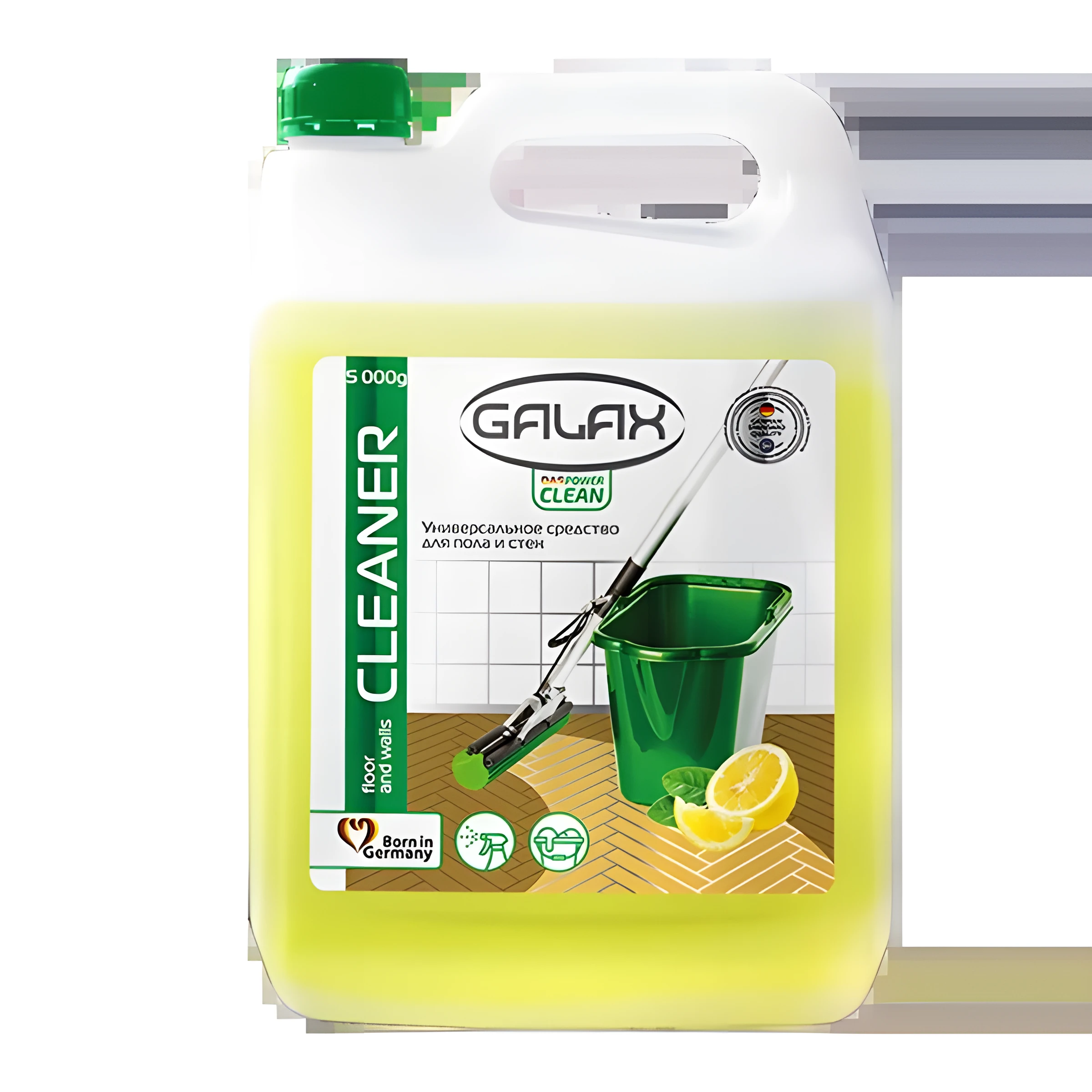 Засіб універсальний для миття підлоги та стін Galax das PowerClean 5л