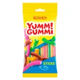 Желейні цукерки Yummi Gummi Sour Sticks Roshen ВКФ 70г /40шт 36257 — фото 2