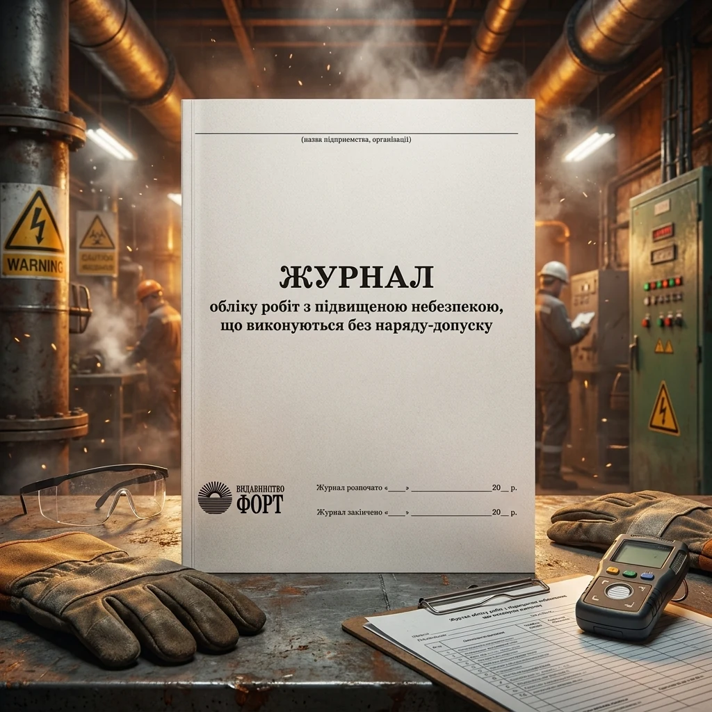 Журнал облiку робiт з пiдвищеною небезпекою, що викон. без наряду-допуску
