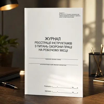 Журнал реєстрації Інструктажів з питань охорони праці на робочому місці *