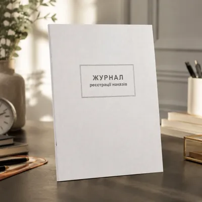 Журнал реєстрації наказів,А4,офс,48 арк.