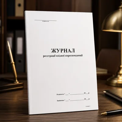 Журнал реєстрації вхідної кореспонденції А4 50л офс.