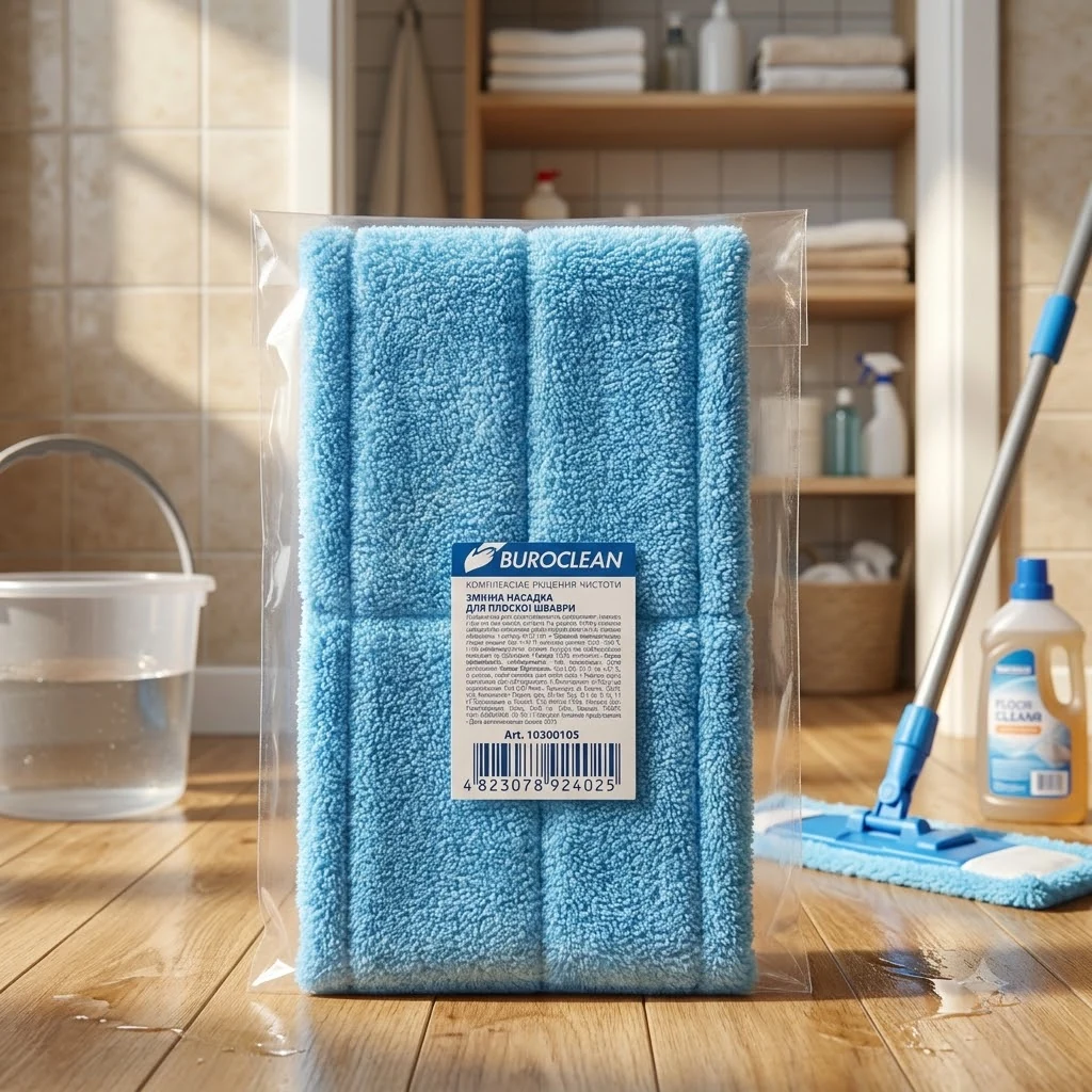 Змінна насадка для плоскої швабри Buroclean
