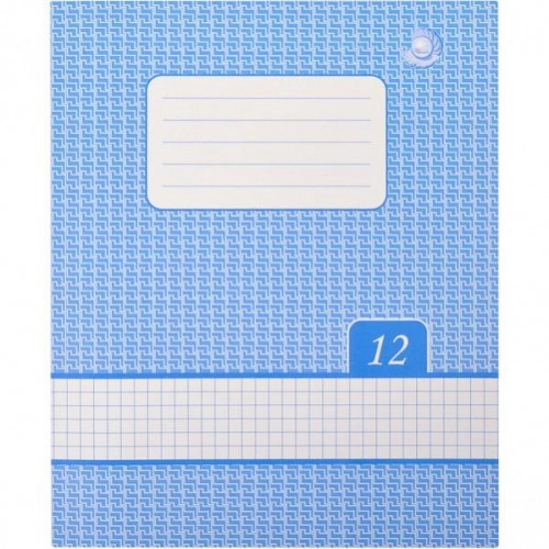 Зошит 12 аркушів коса лінія фоновий Тетрада ТЕ168 — фото 2