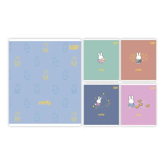 Зошит 12 аркушів лінія Miffy Bunny YES