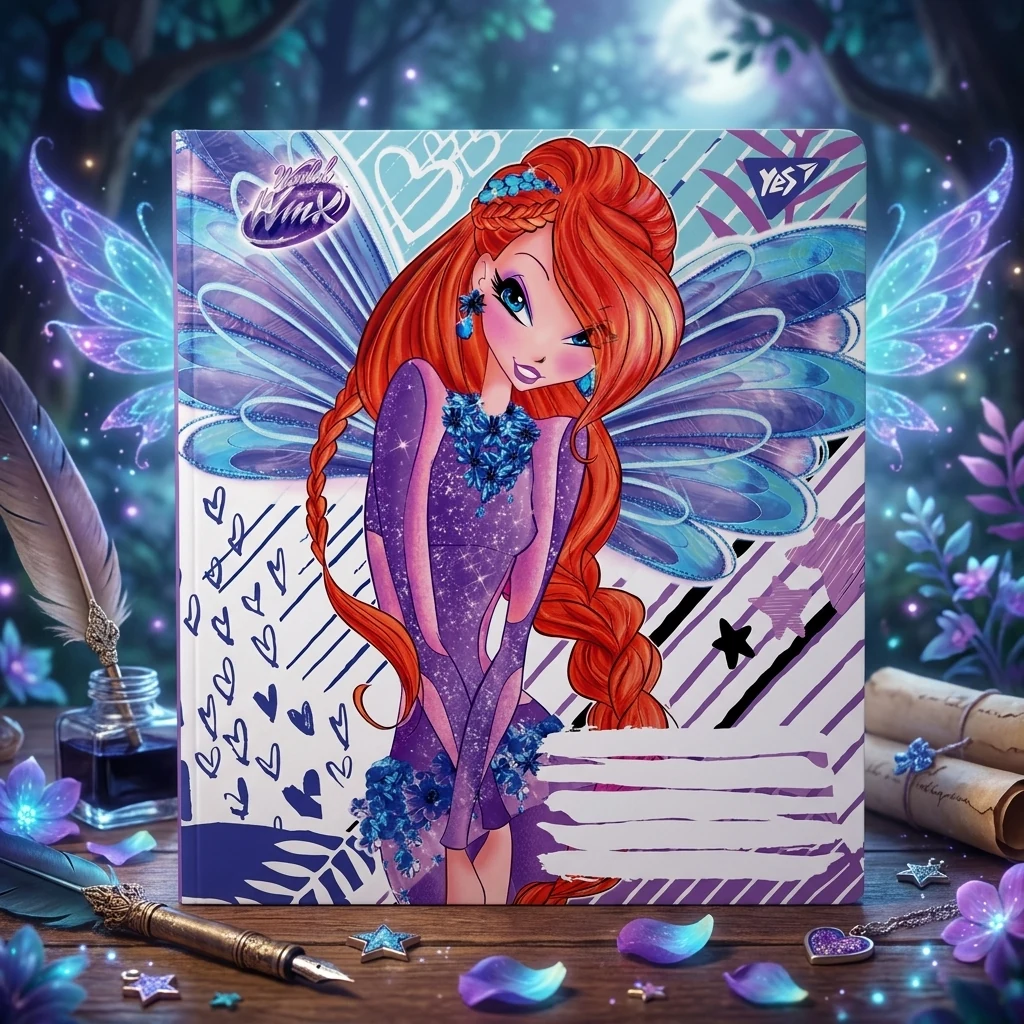 Зошит 12 аркушів лінія Winx, YES