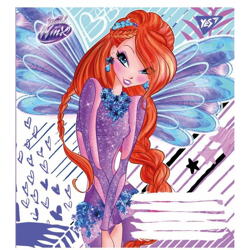 Зошит 12 аркушів лінія Winx, YES