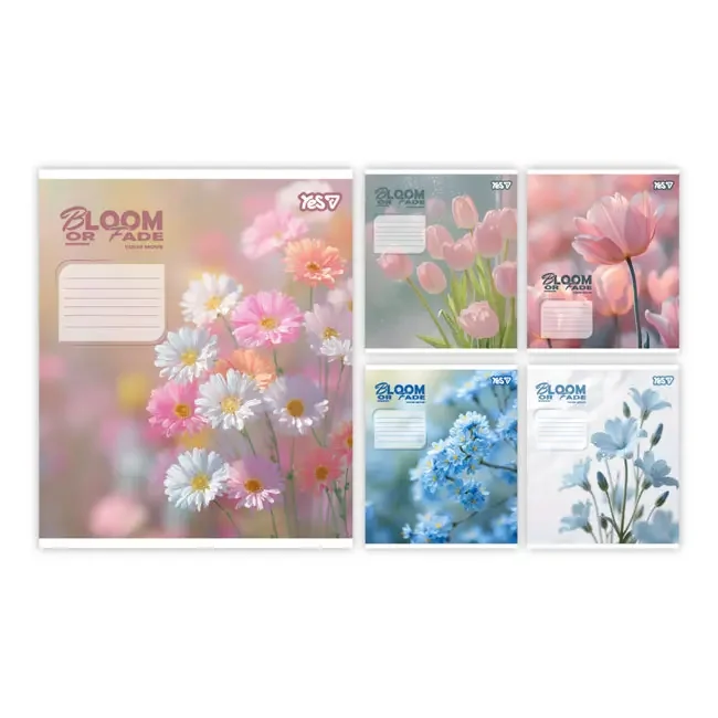 Зошит 18 аркушів клітинка Bloom or fade YES