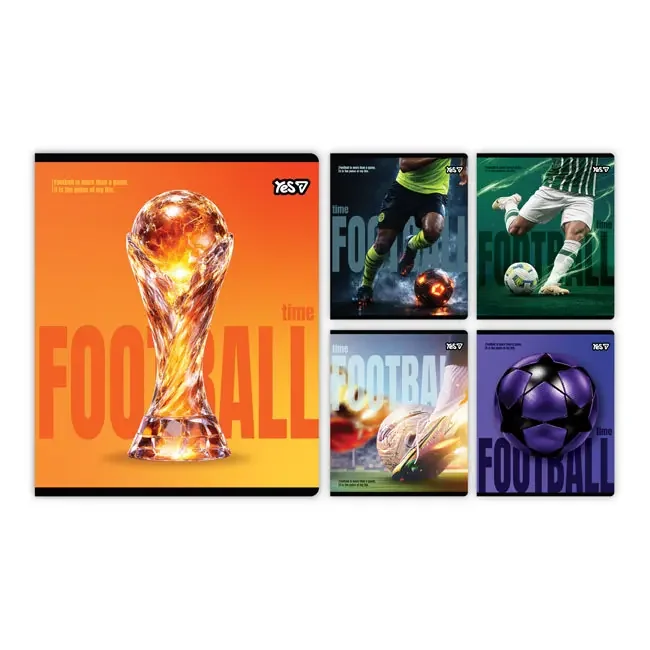 Зошит 18 аркушів клітинка Football, YES