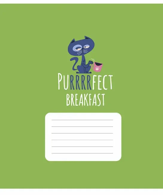 Зошит 18 аркушів лінія Purrrfect Cats, Школярик — фото 3