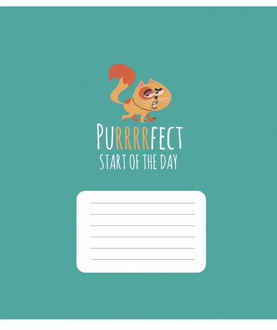 Зошит 18 аркушів лінія Purrrfect Cats, Школярик