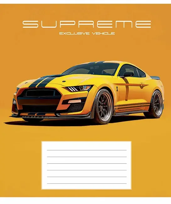 Зошит 18 аркушів лінія Supreme Vehicle , Школярик Star — фото 2