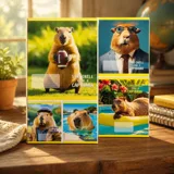 Зошит 24 арк.клітинка Тверда ТА51307 CAPYBARA — фото 1