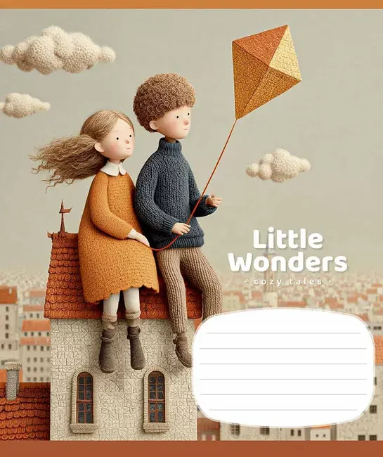 Зошит 24 аркуші клітинка Cozy Tales, Школярик — фото 3