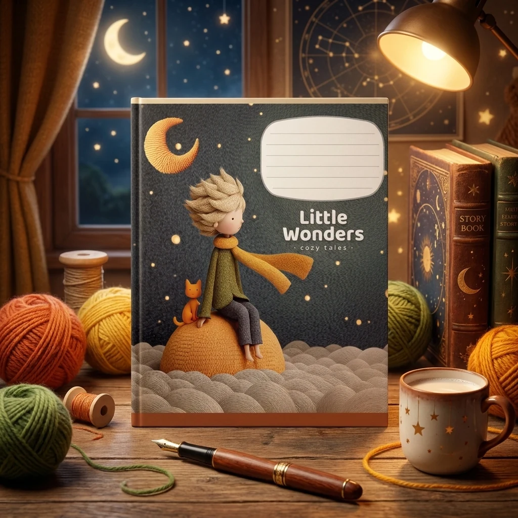 Зошит 24 аркуші клітинка Cozy Tales, Школярик