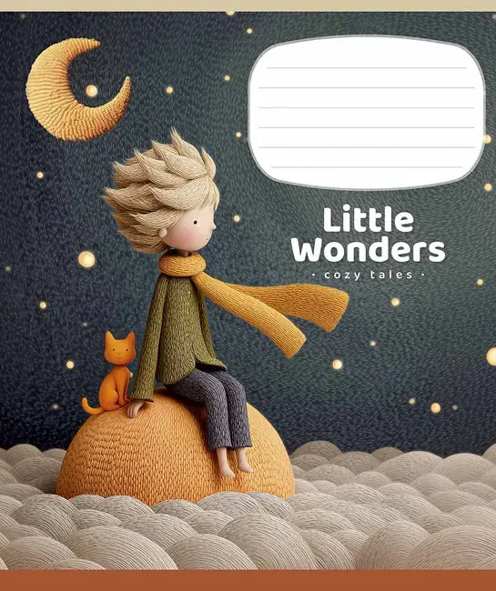 Зошит 24 аркуші клітинка Cozy Tales, Школярик