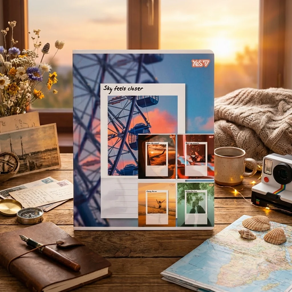 Зошит 24 аркуші клітинка Frame Your Life, YES