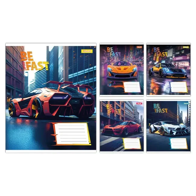 Зошит 24 аркуші лінія Be Fast, 1 Вересня
