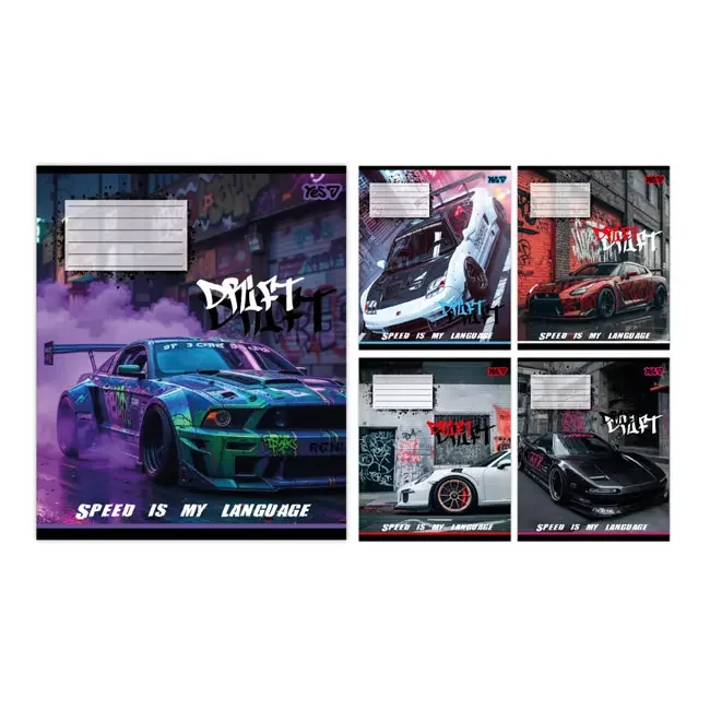 Зошит 24 аркуші лінія Drift, YES