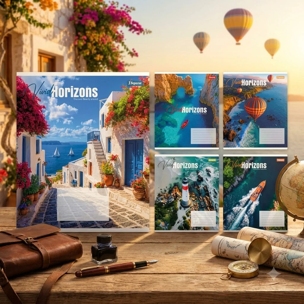 Зошит 24 аркуші лінія Vivid horizons, 1 Вересня