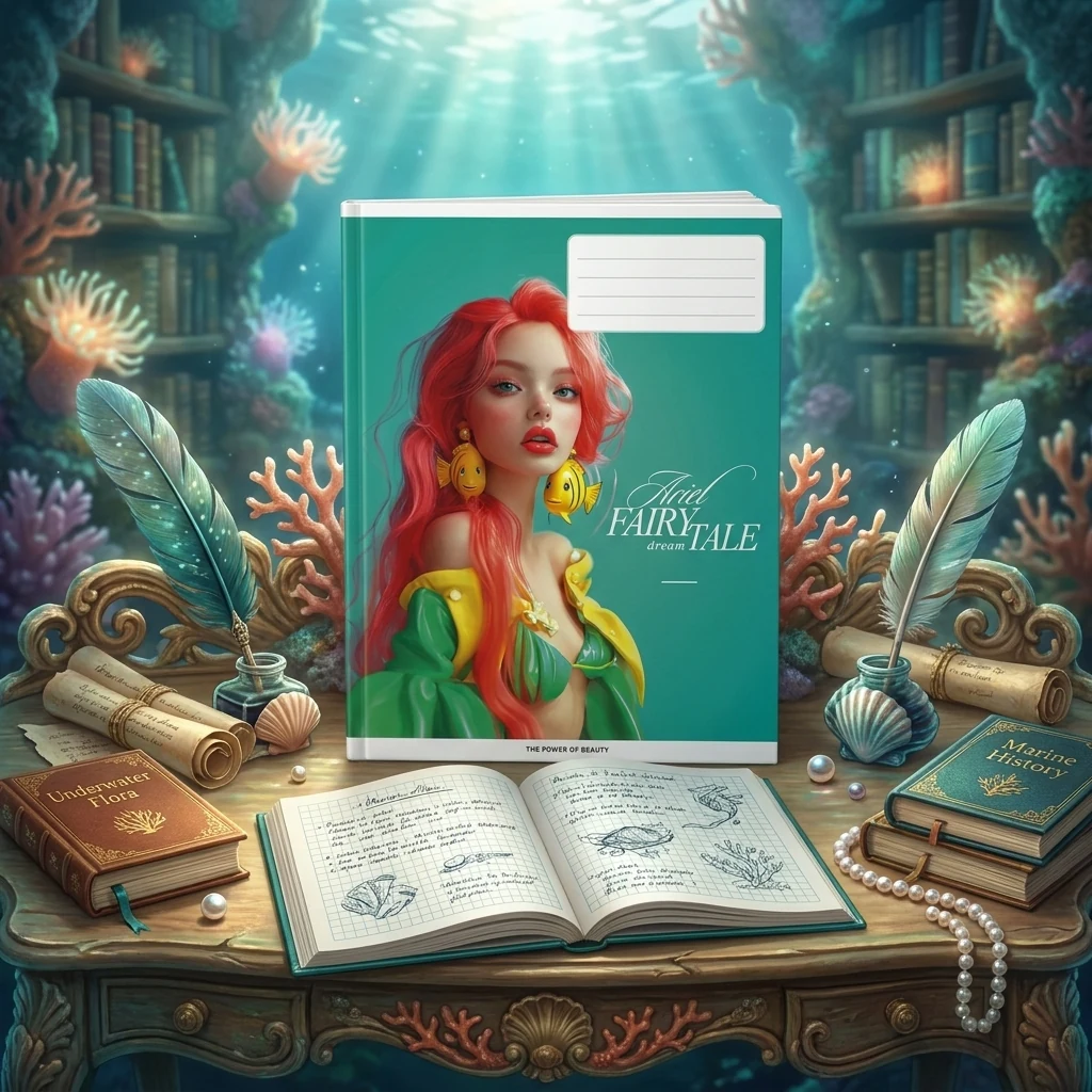 Зошит 36 аркушів клітинка Fairytale, Школярик