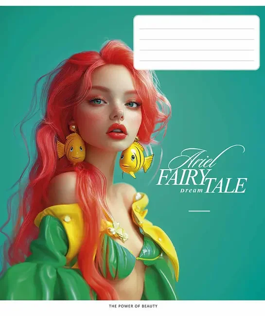 Зошит 36 аркушів клітинка Fairytale, Школярик
