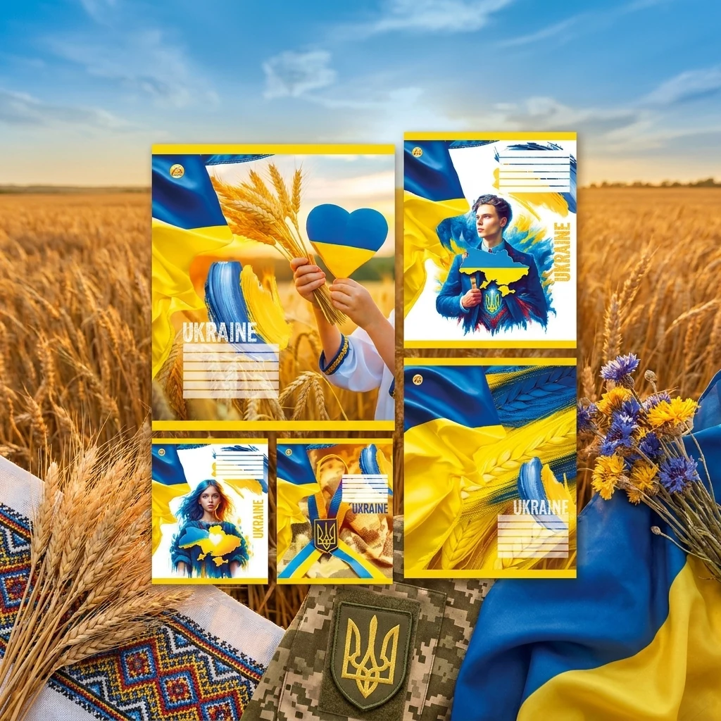 Зошит 36 аркушів клітинка Україна
