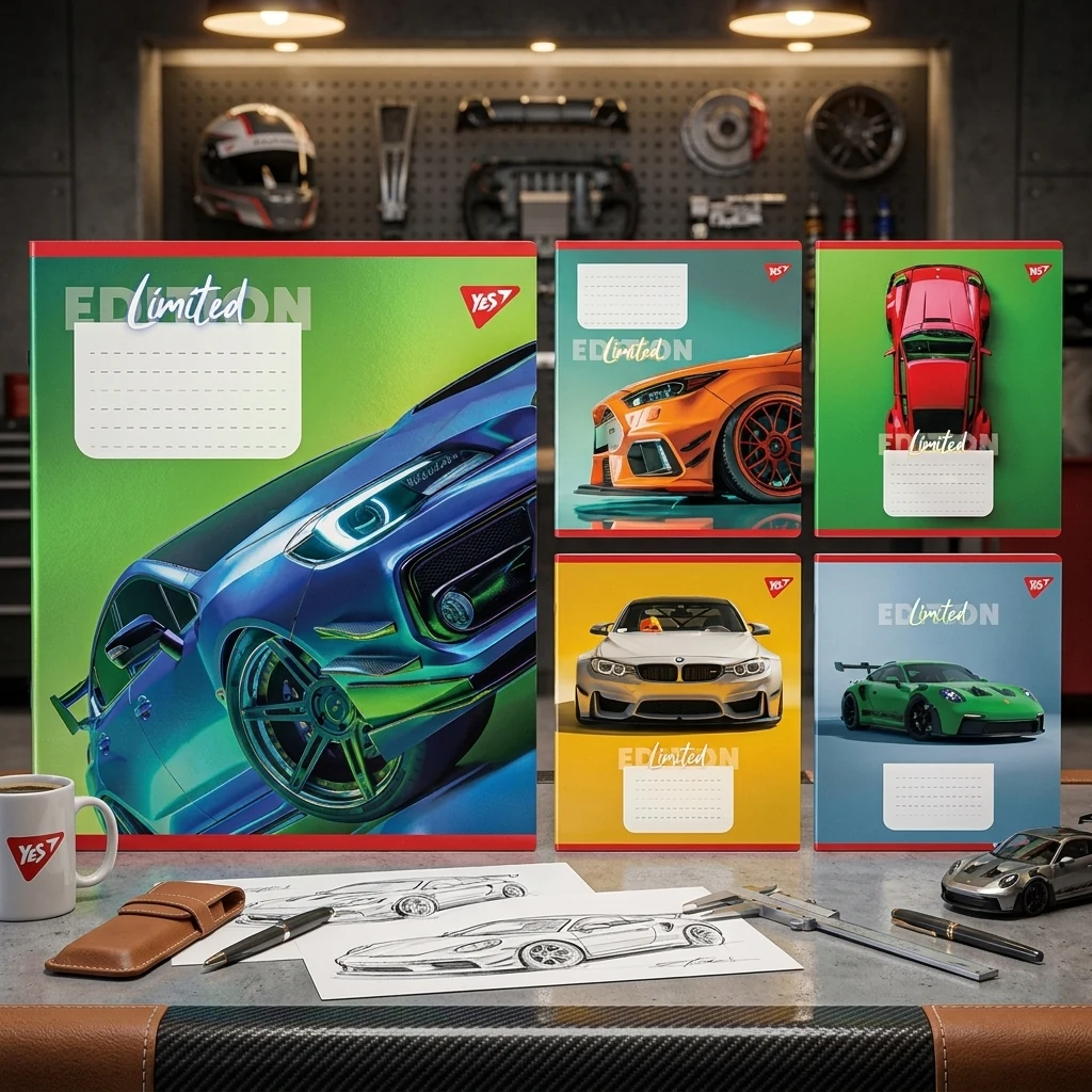 Зошит 48 аркушів клітинка Limited edition, YES