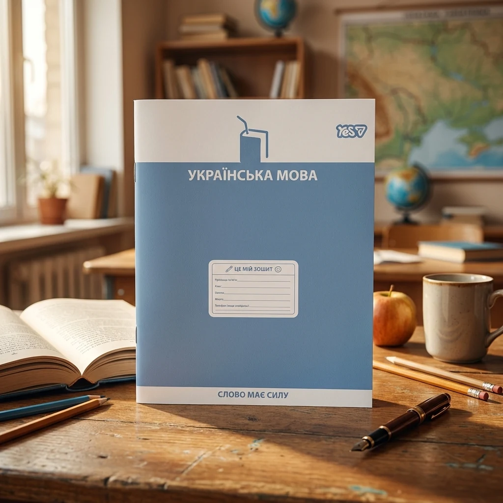 Зошит 48 аркушів лінія Українська мова