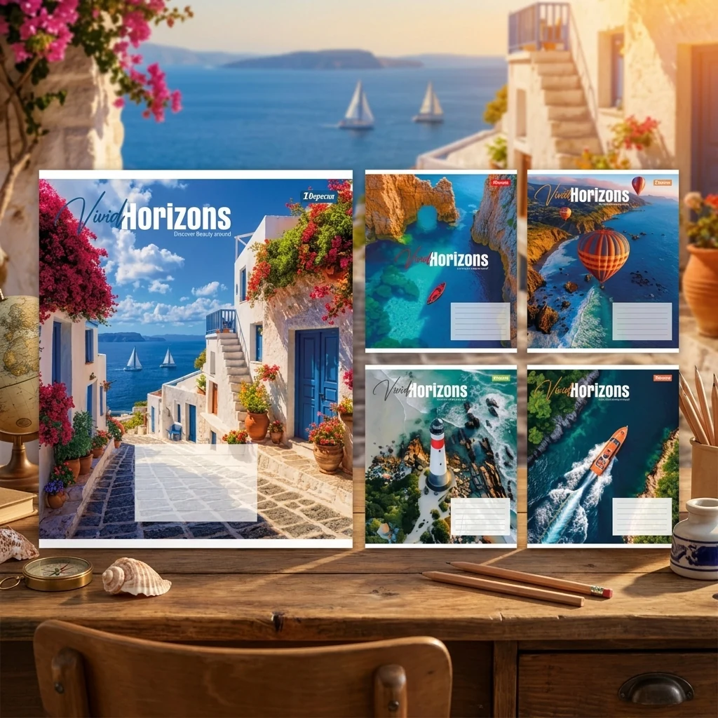 Зошит 96 аркушів клітинка Vivid horizons, 1 Вересня