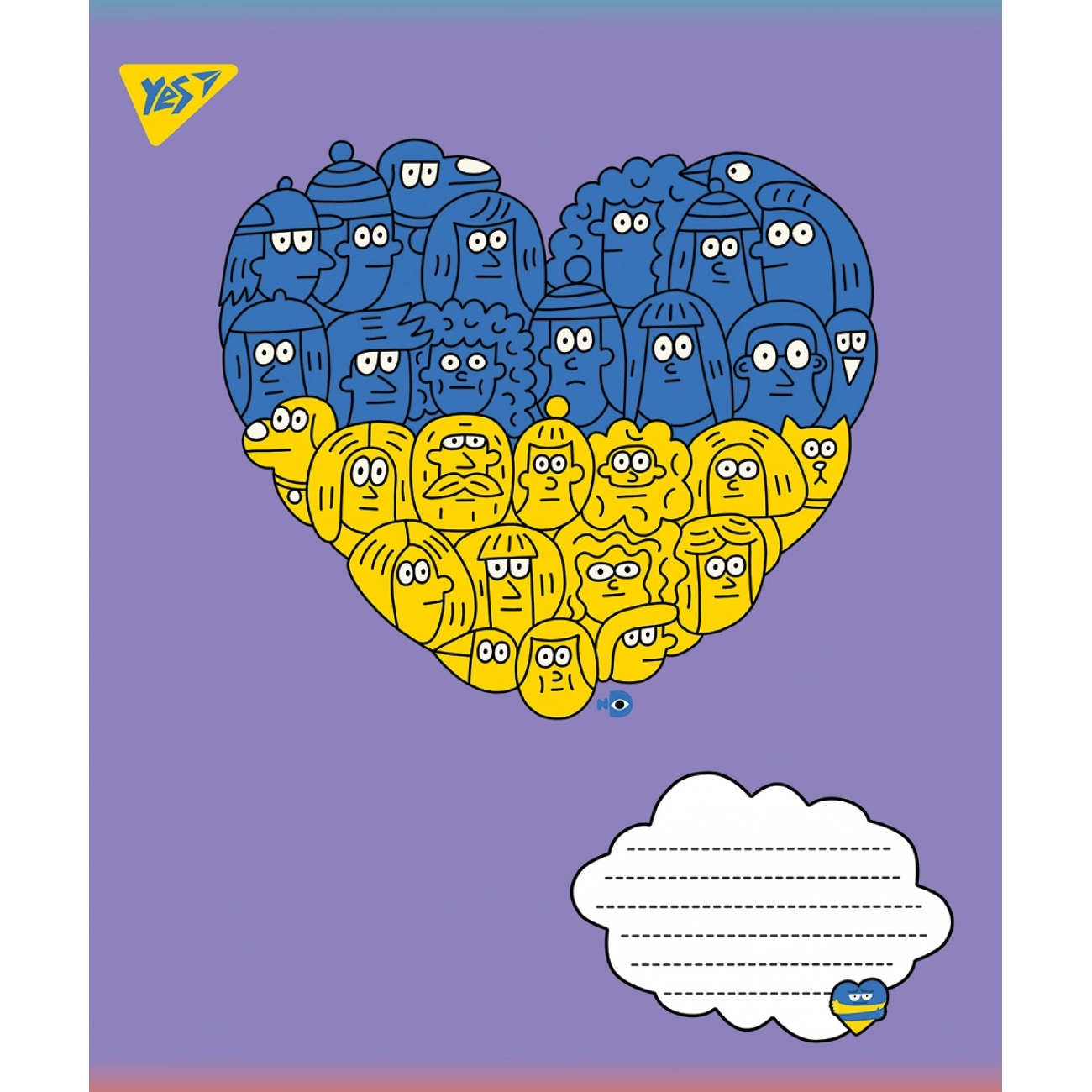 Зошит 96 аркушів лінія YES Ukraine — фото 6