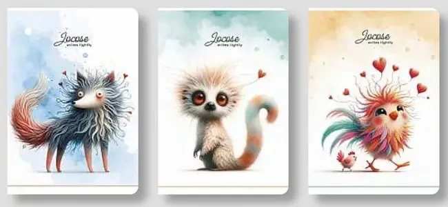 Зошит А4 80 аркушів лінія, Школярик