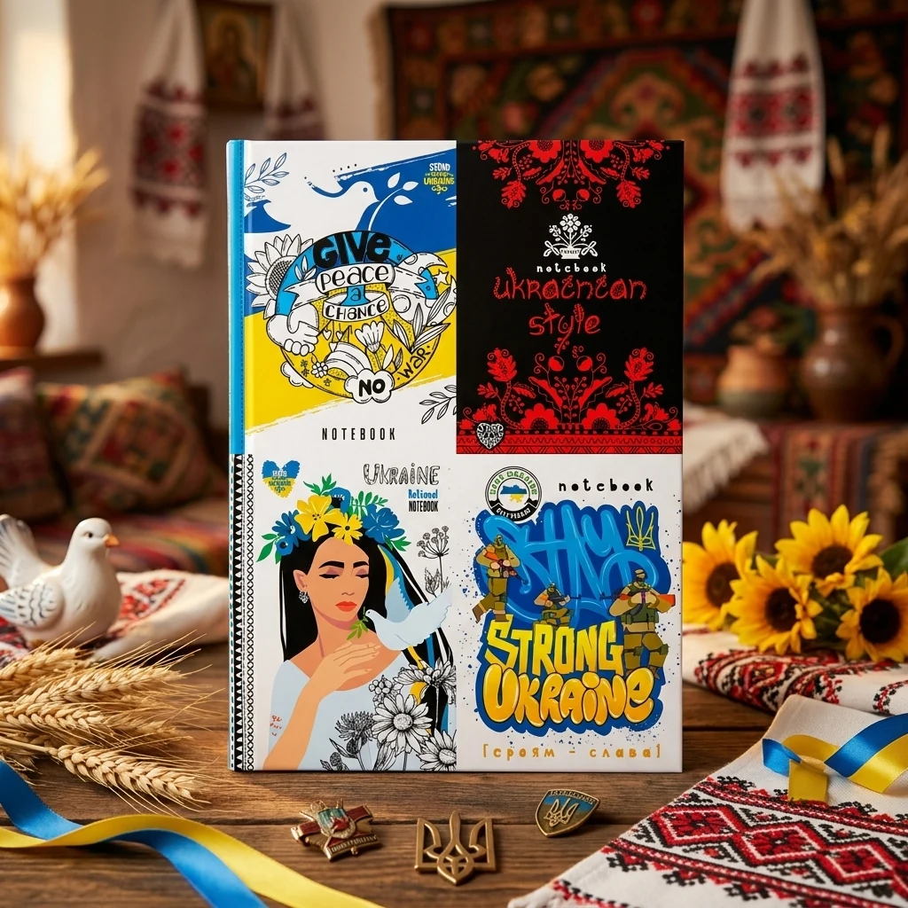 Зошит А5 64 аркуша клітинка, тверда обкладинка