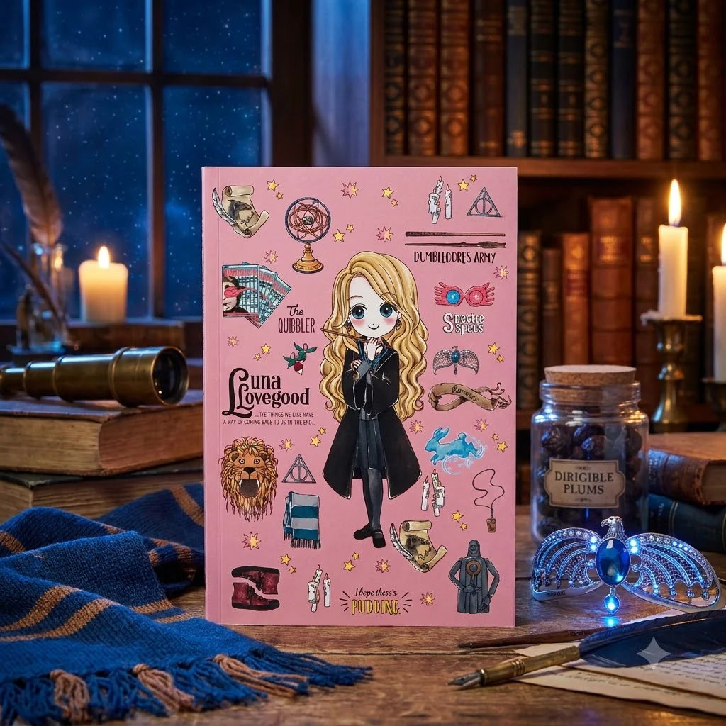 Зошит А5 64 аркушів, блок чистий, Harry Potter Kite