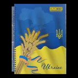 Зошит для нотаток A4 96 аркушів на пружині, клітинка, BM.2432 — фото 2