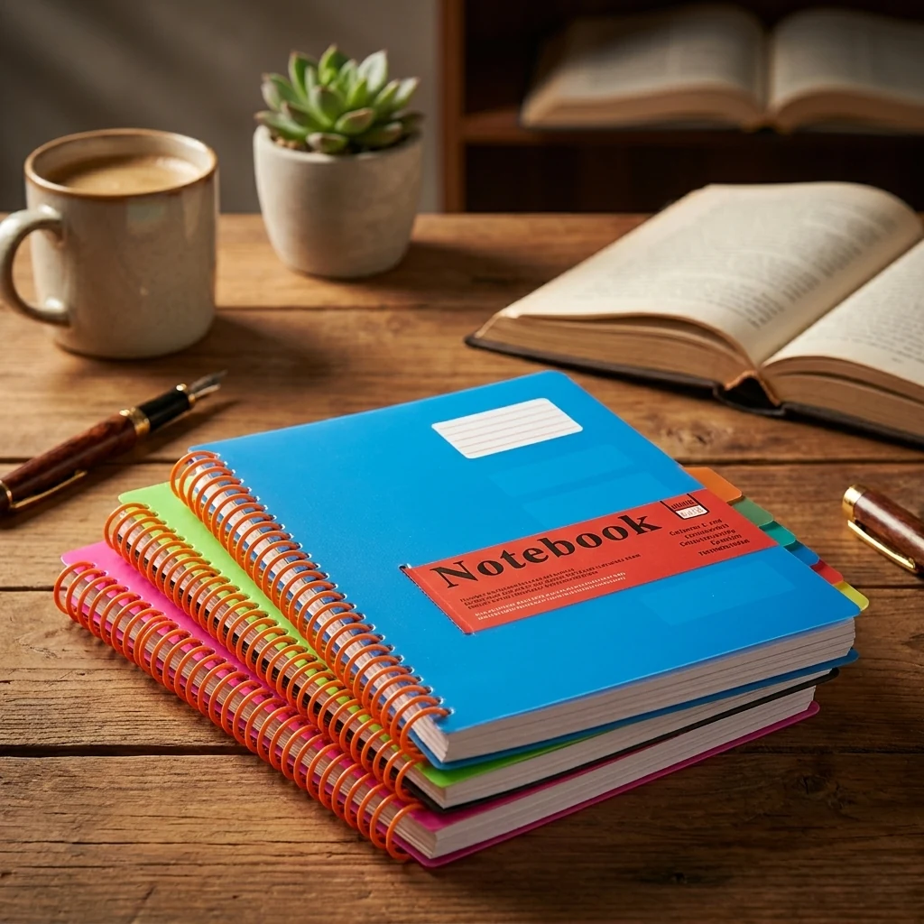 Зошит на спіралі Notebook клітинка A5 P200 з розділювачем 0752-A5 — 