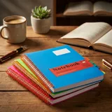 Зошит на спіралі Notebook клітинка A5 P200 з розділювачем 0752-A5 — фото 1
