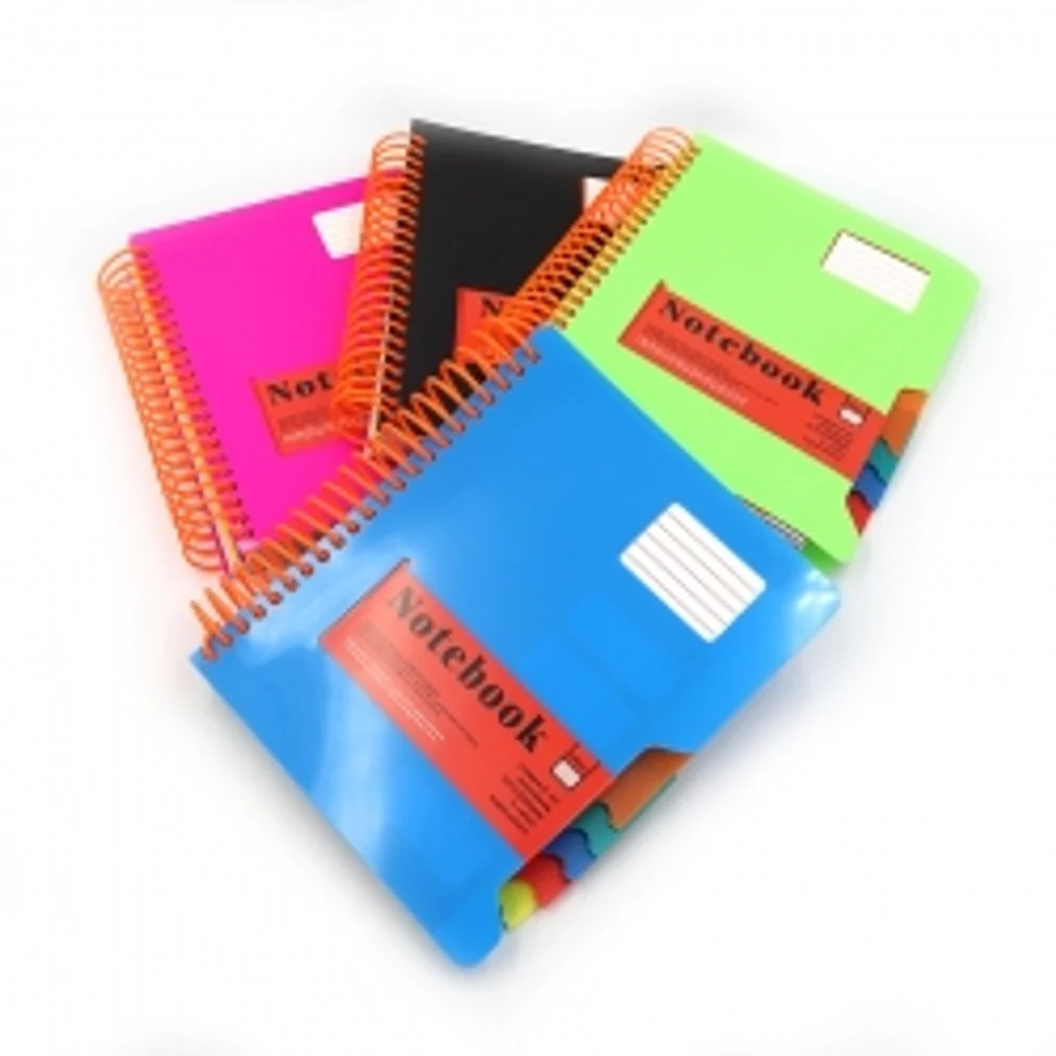 Зошит на спіралі Notebook клітинка A5 P200 з розділювачем 0752-A5 — фото 2