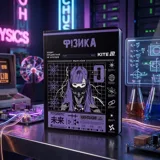 Зошит предметний 48 аркушів клітинка Cyber фізика — фото 1
