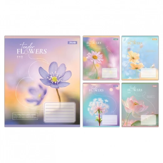 Зошит учнівський 48 аркушів лінія 1В Tender Flowers 768081 — фото 2