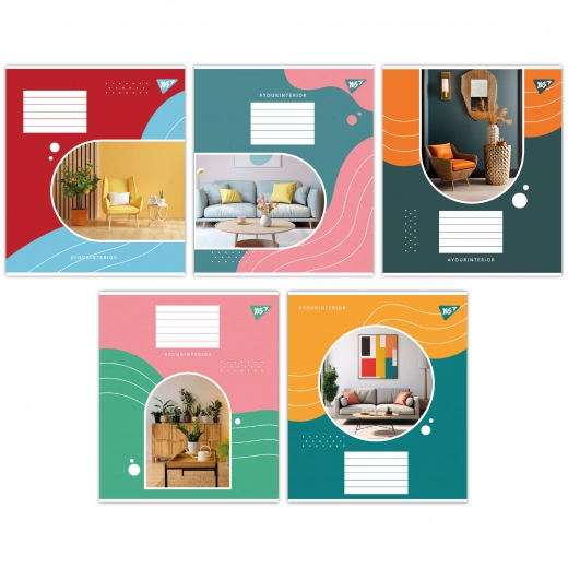 Зошит учнівський 48 аркушів лінія Yes Your interior — фото 2