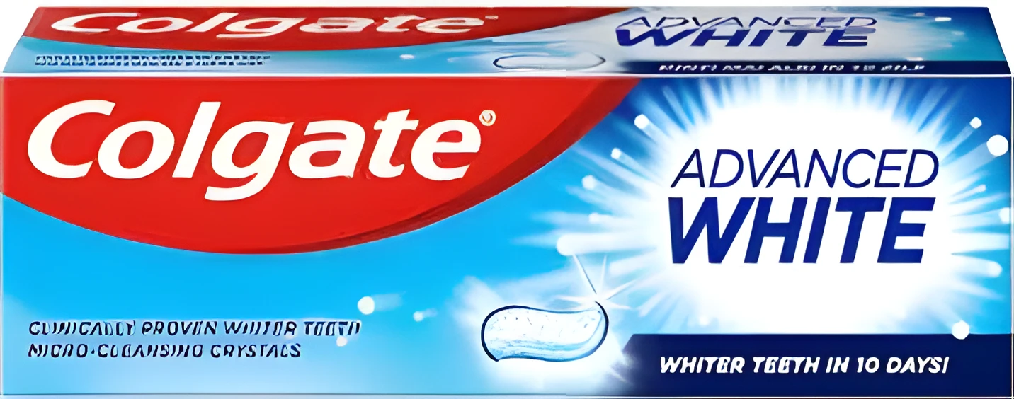 Зубна паста Colgate Advanced White відбілювання — Краса та здоров'я